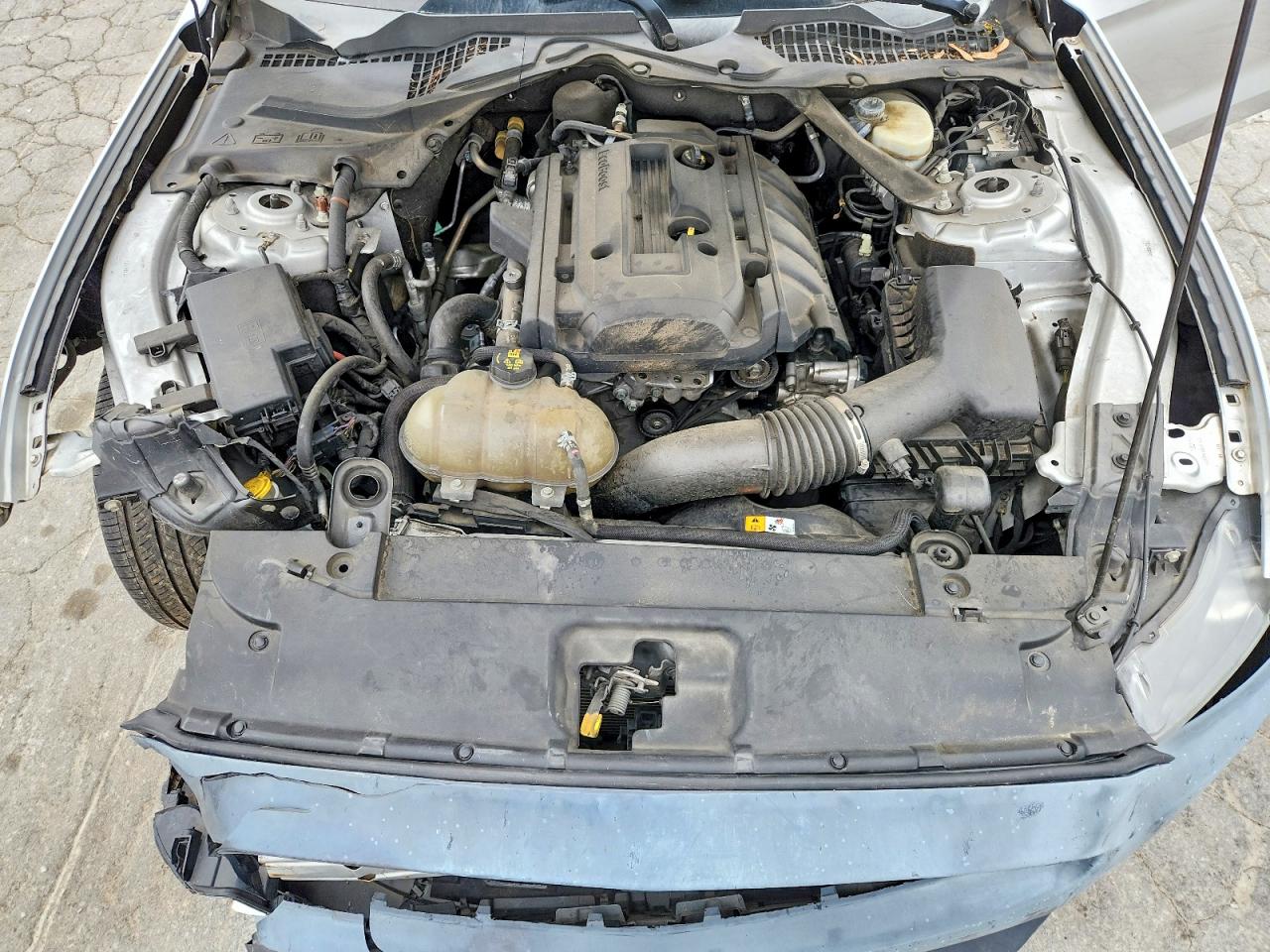 2017 Ford Mustang Silver vin: 1FA6P8TH7H5212422