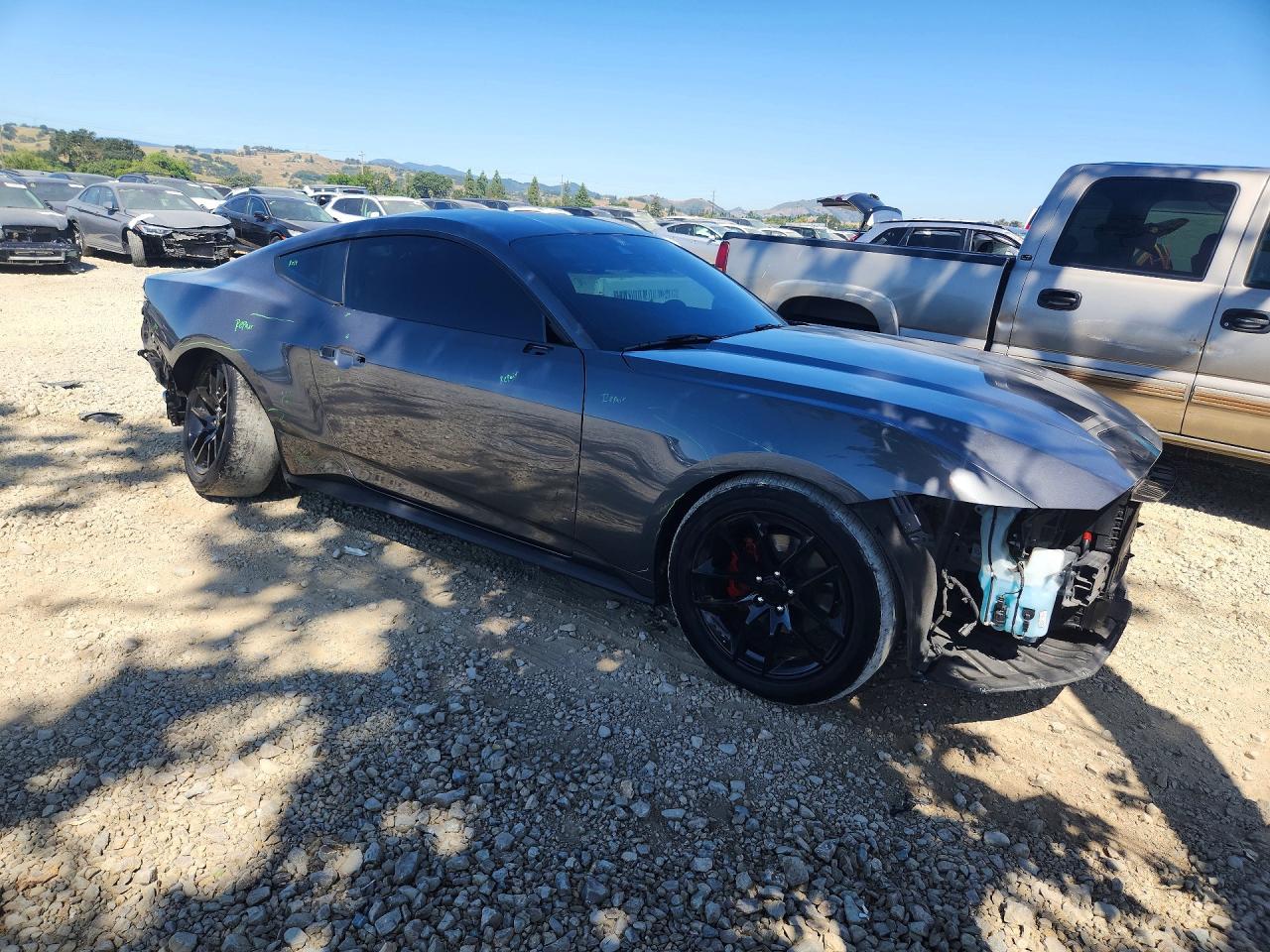 2024 Ford Mustang Gray vin: 1FA6P8TH7R5129106