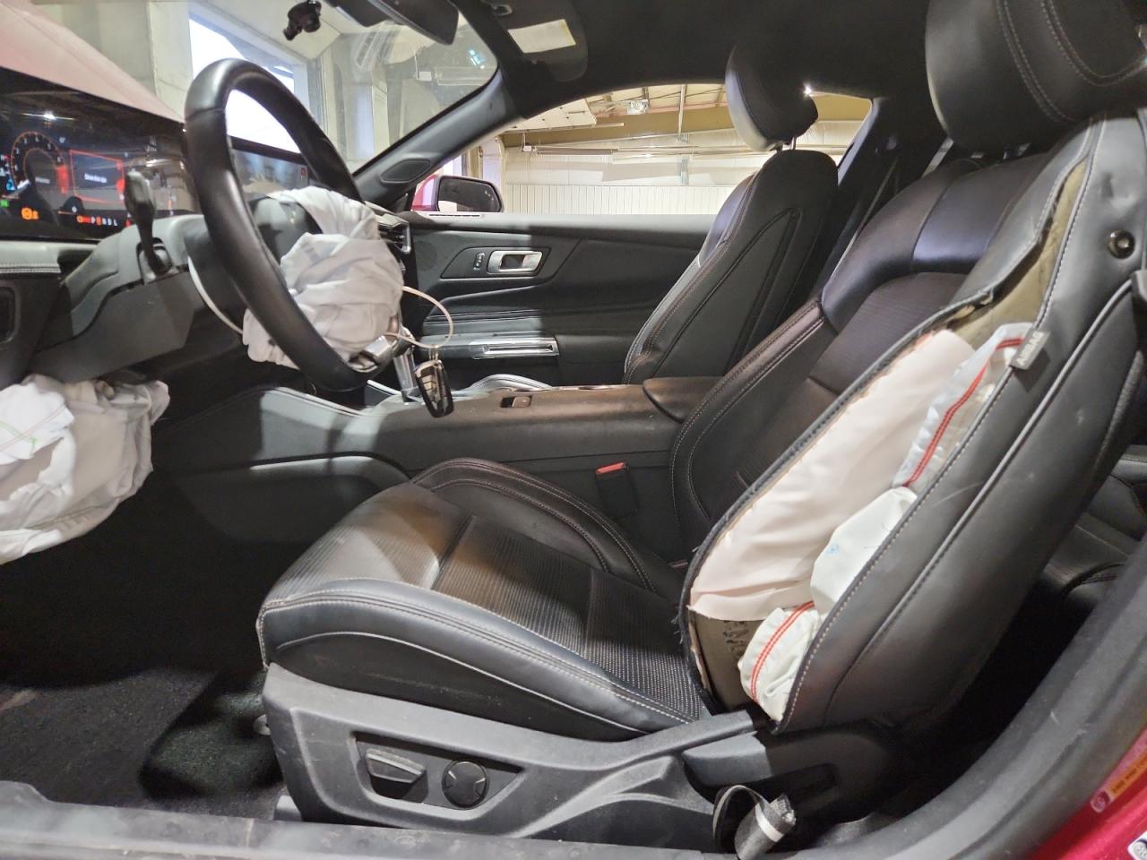 2025 Ford Mustang Красный vin: 1FA6P8TH7S5109153 Damage: Airbag - Front Left, Deployed, Replacement Required