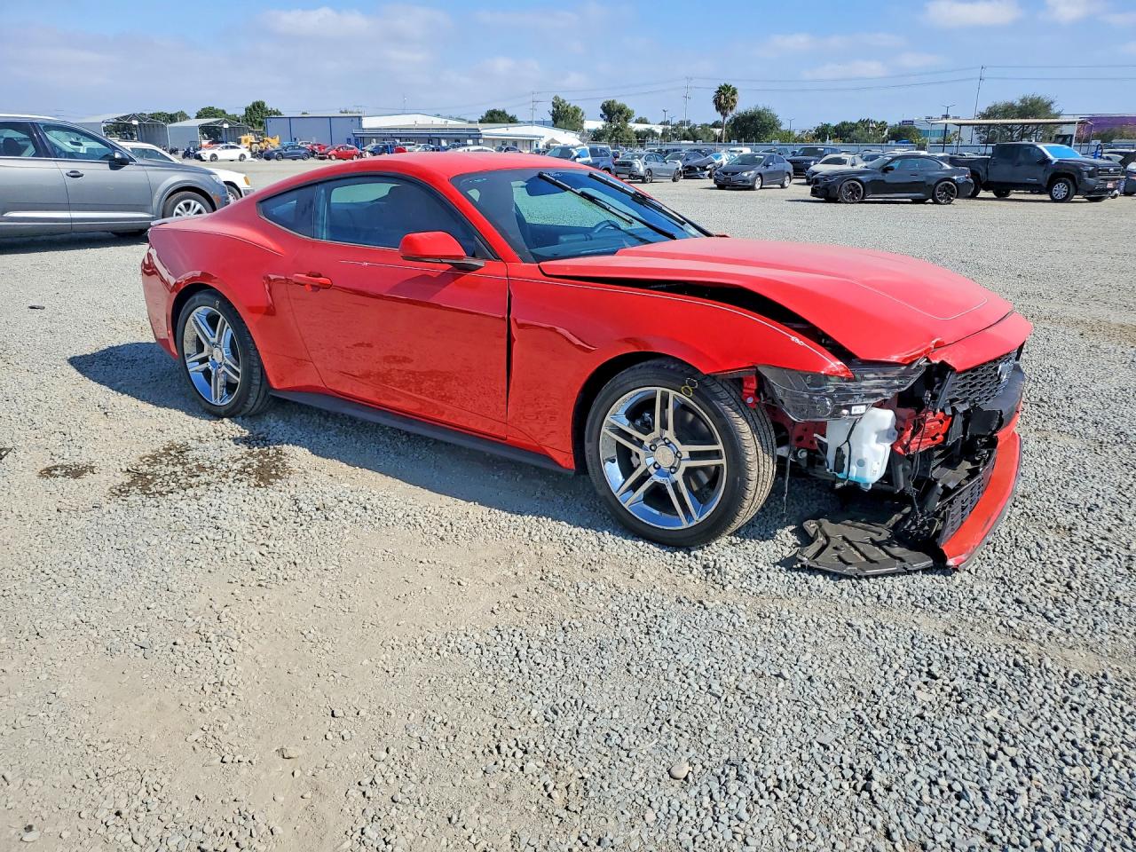2026 Ford Mustang Red vin: 1FA6P8TH7T5103841