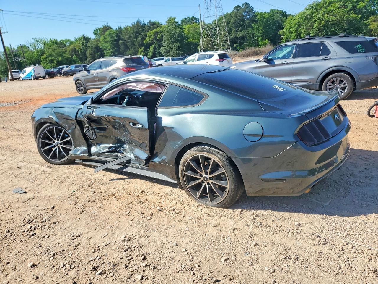2015 Ford Mustang Серый vin: 1FA6P8TH8F5336969