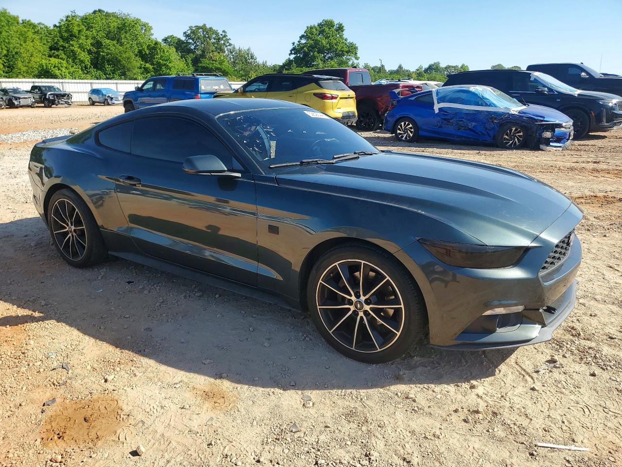 2015 Ford Mustang Серый vin: 1FA6P8TH8F5336969