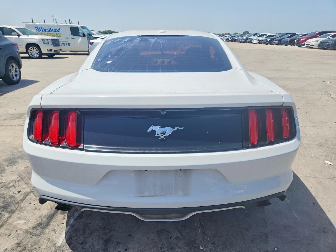 2015 Ford Mustang White vin: 1FA6P8TH8F5354906