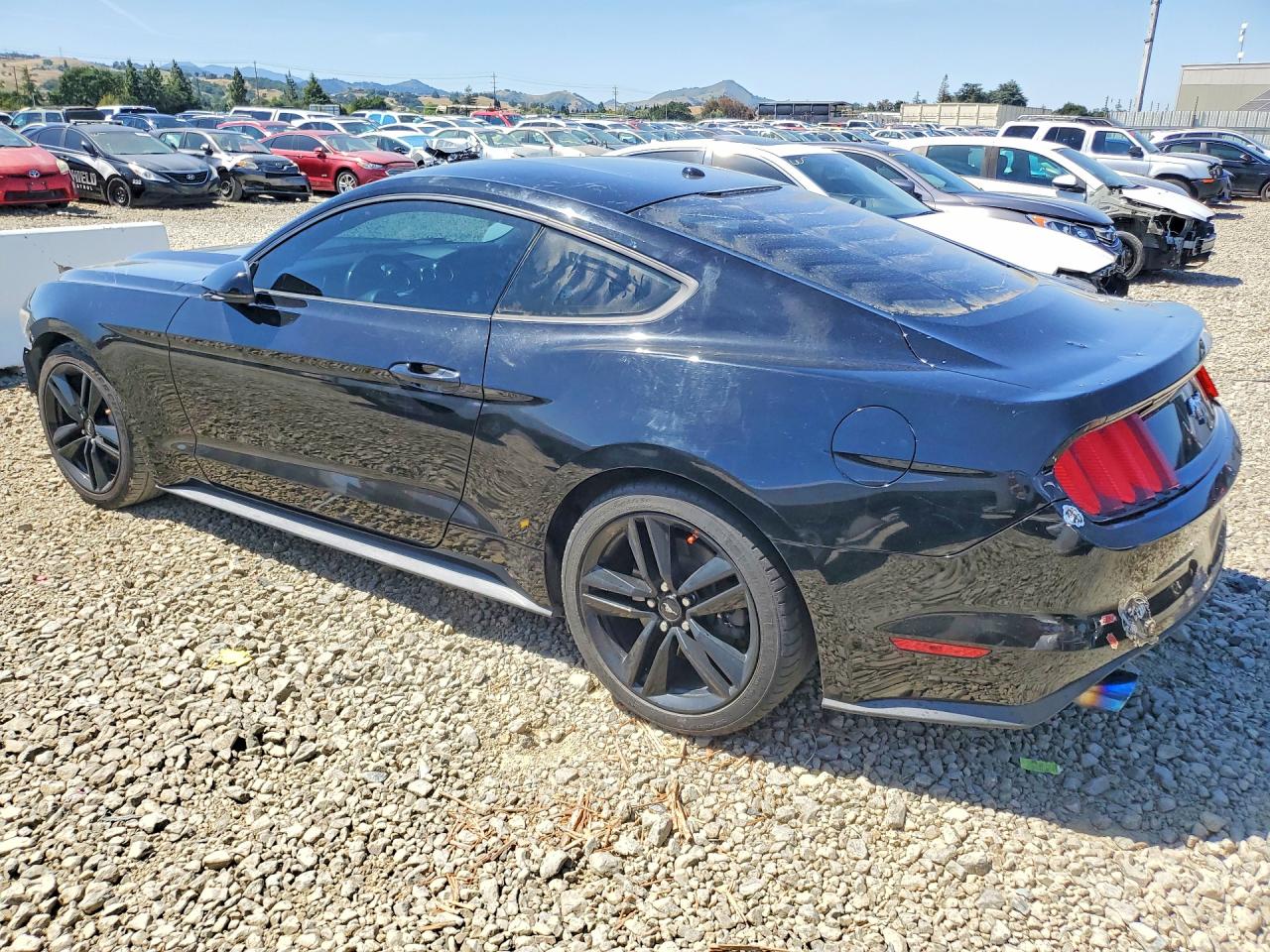 2015 Ford Mustang Black vin: 1FA6P8TH8F5363623