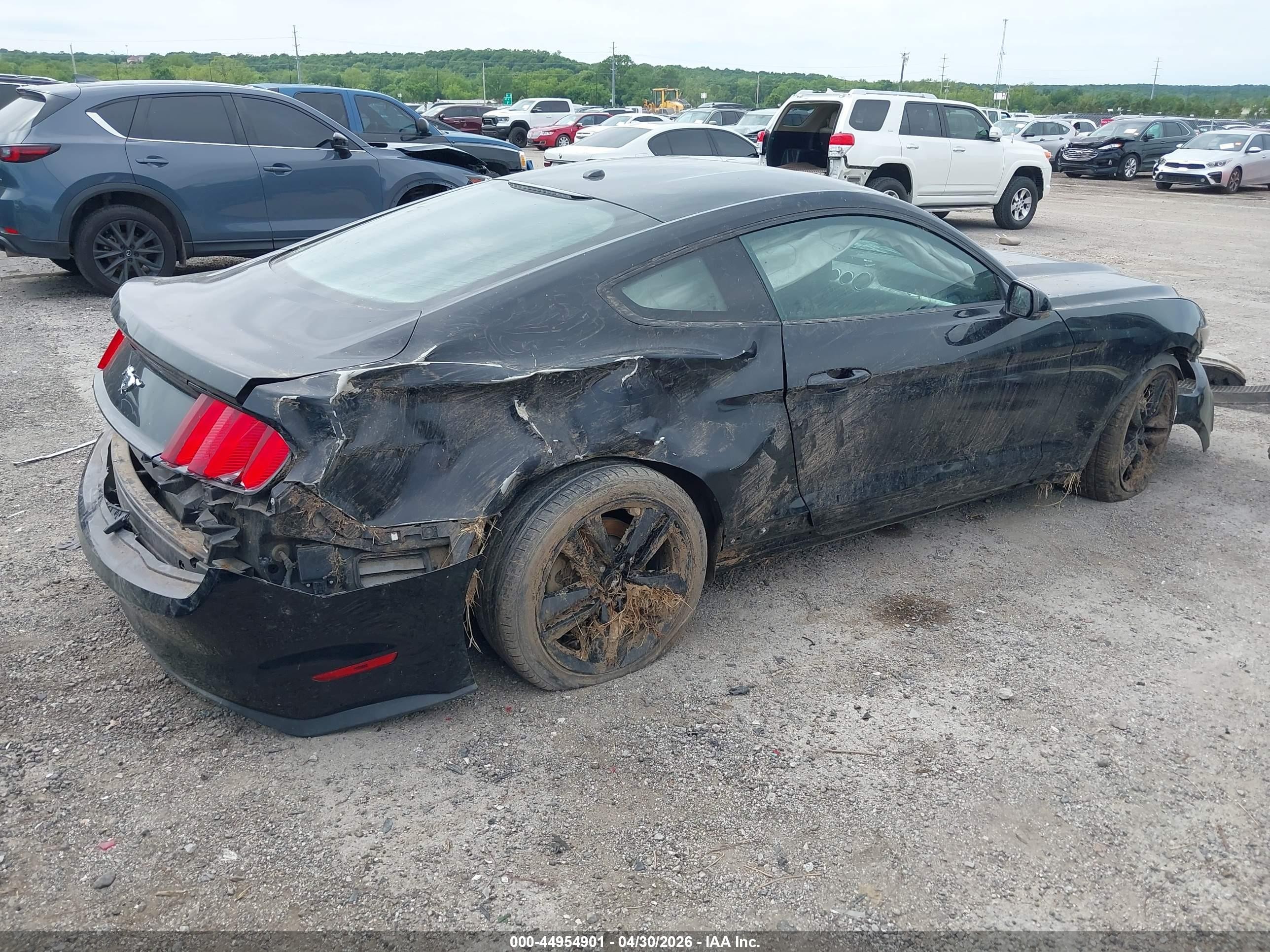 2015 Ford Mustang Ecoboost Black vin: 1FA6P8TH8F5417289