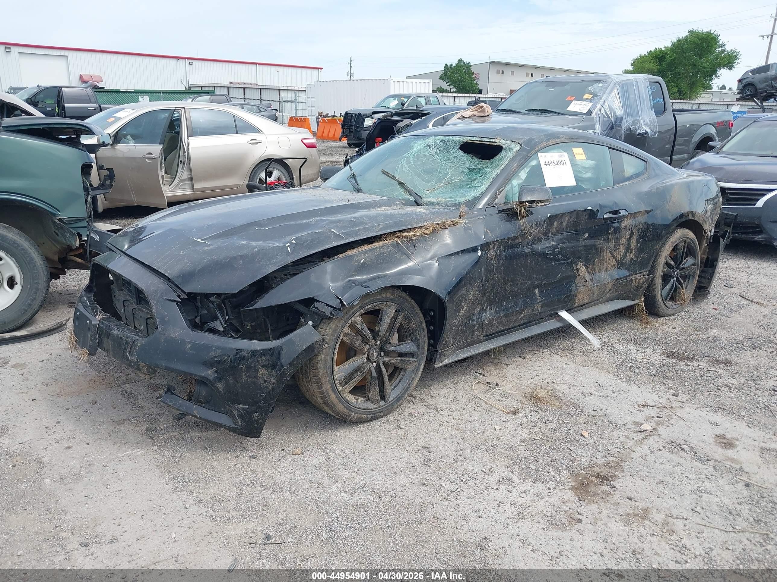 2015 Ford Mustang Ecoboost Black vin: 1FA6P8TH8F5417289