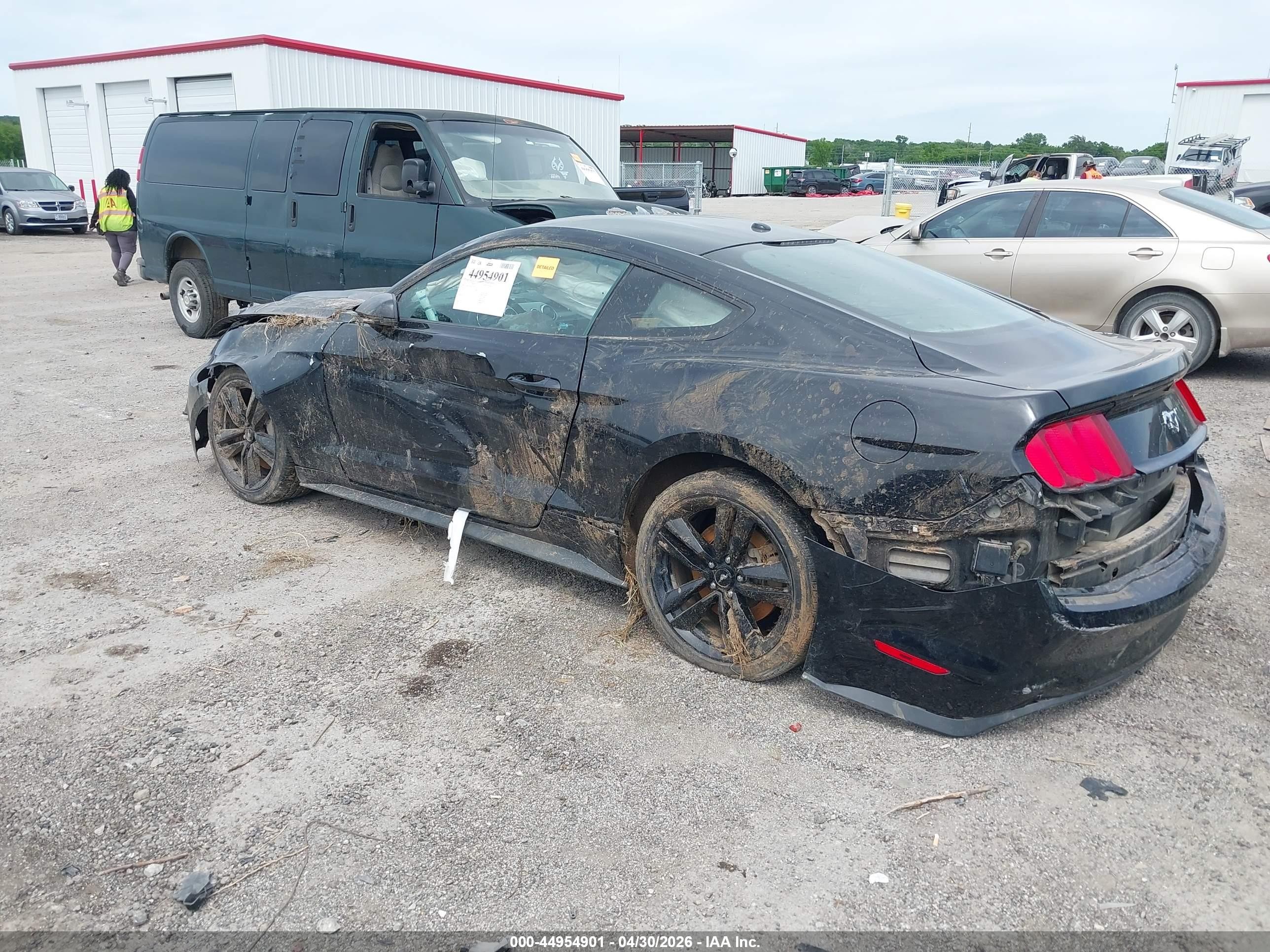 2015 Ford Mustang Ecoboost Black vin: 1FA6P8TH8F5417289