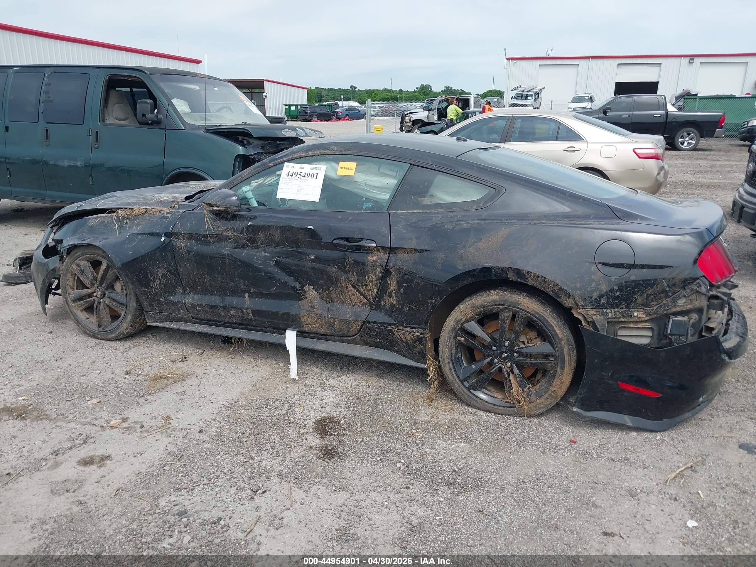 2015 Ford Mustang Ecoboost Black vin: 1FA6P8TH8F5417289