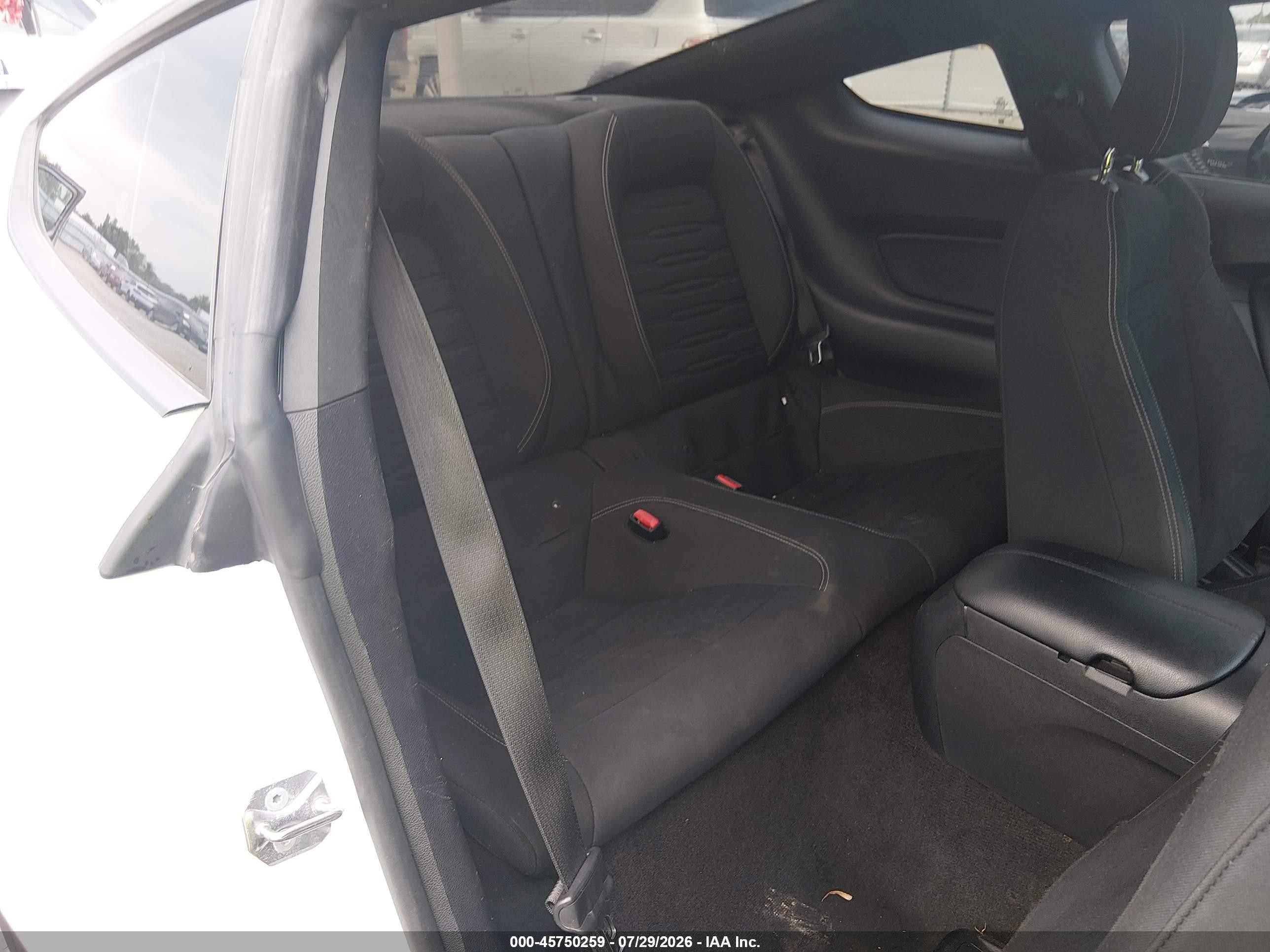 2015 Ford Mustang Ecoboost White vin: 1FA6P8TH8F5431158