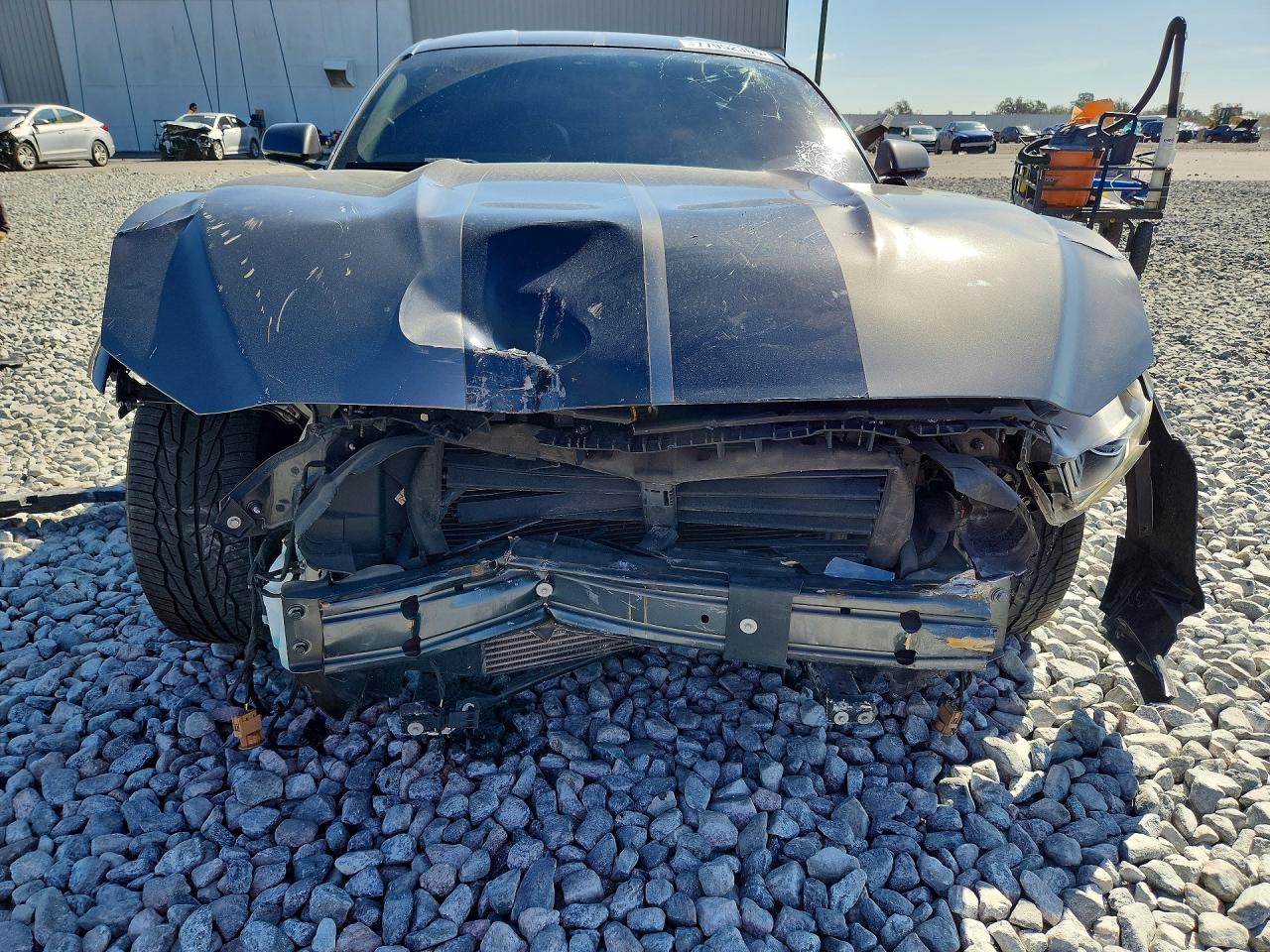 2016 Ford Mustang Серый vin: 1FA6P8TH8G5281411