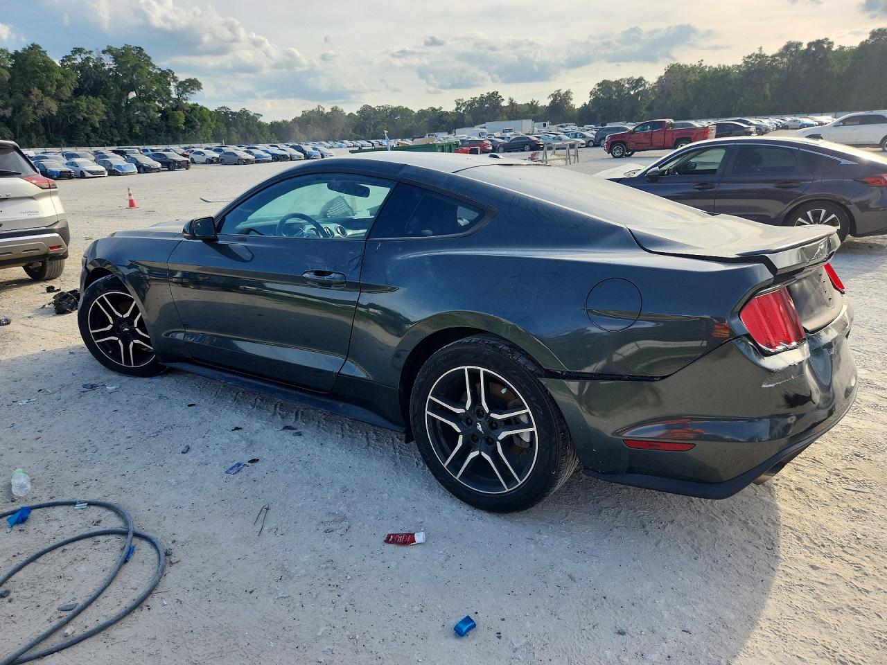 2015 Ford Mustang Gray vin: 1FA6P8TH9F5303415