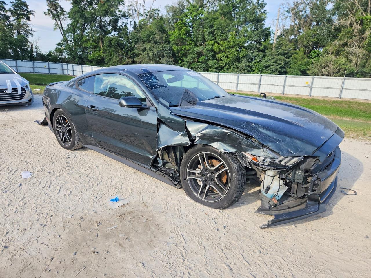 2015 Ford Mustang Gray vin: 1FA6P8TH9F5303415