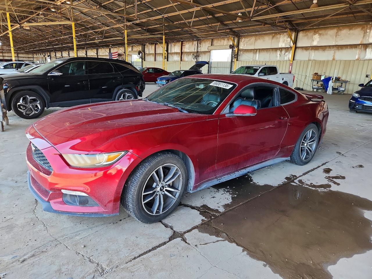 2015 Ford Mustang Red vin: 1FA6P8TH9F5312387