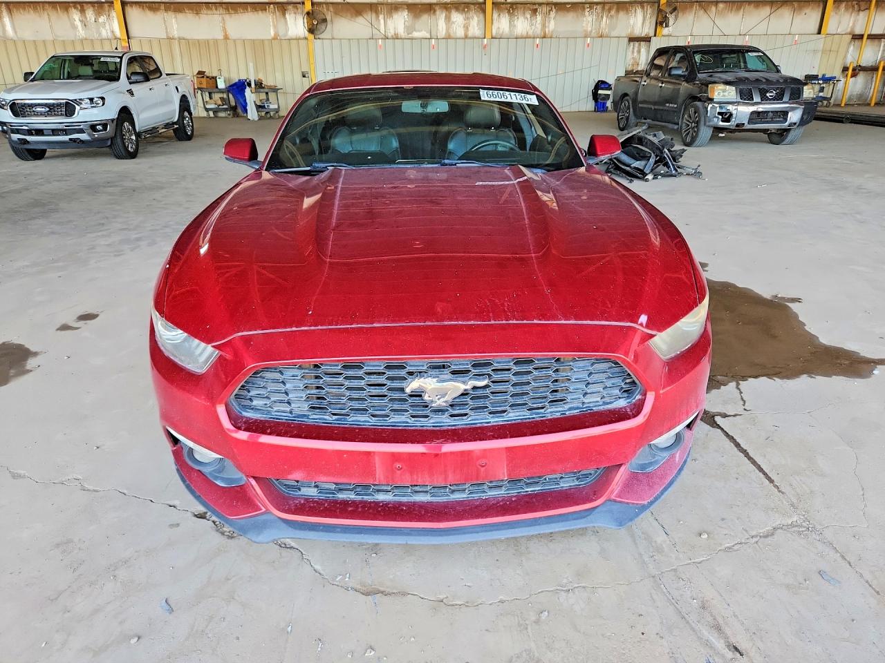 2015 Ford Mustang Red vin: 1FA6P8TH9F5312387
