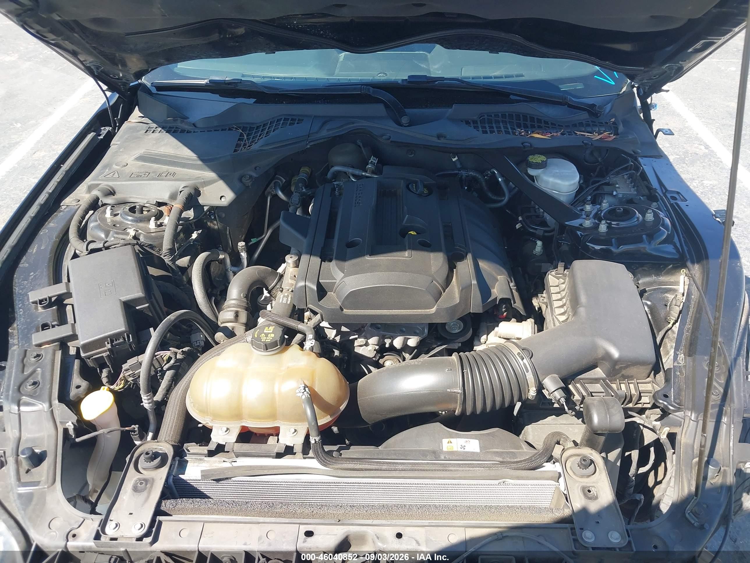 2015 Ford Mustang Ecoboost Black vin: 1FA6P8TH9F5319212