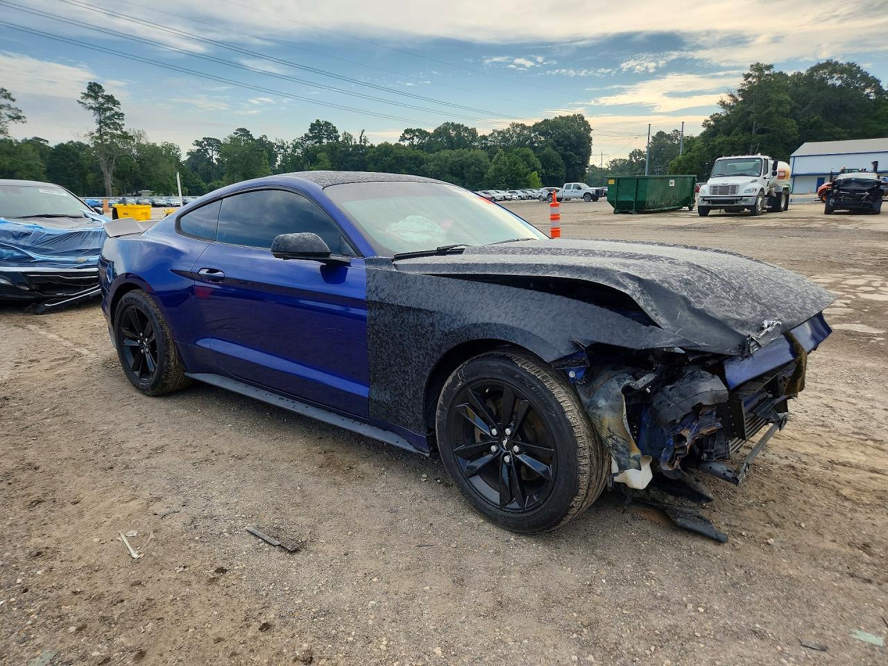 2015 Ford Mustang Blue vin: 1FA6P8TH9F5321056