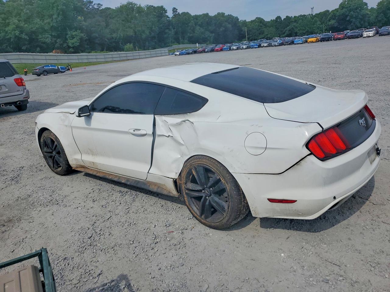 2015 Ford Mustang White vin: 1FA6P8TH9F5341646