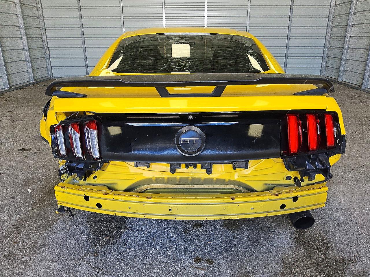 2015 Ford Mustang Yellow vin: 1FA6P8TH9F5380463