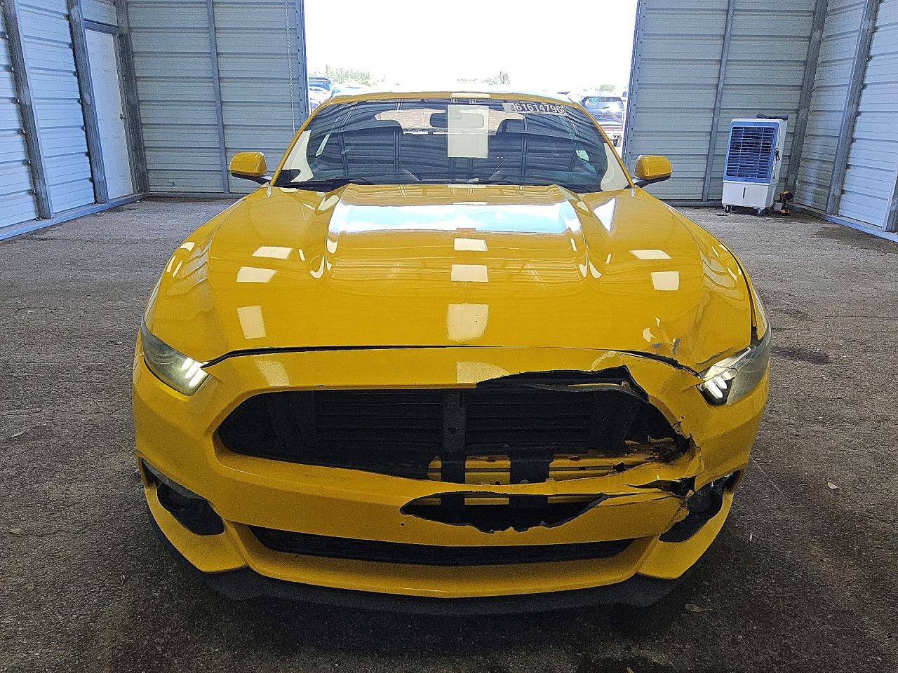 2015 Ford Mustang Yellow vin: 1FA6P8TH9F5380463