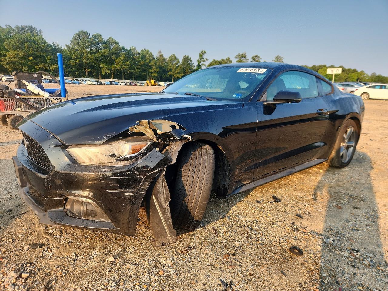 2015 Ford Mustang Black vin: 1FA6P8TH9F5385419
