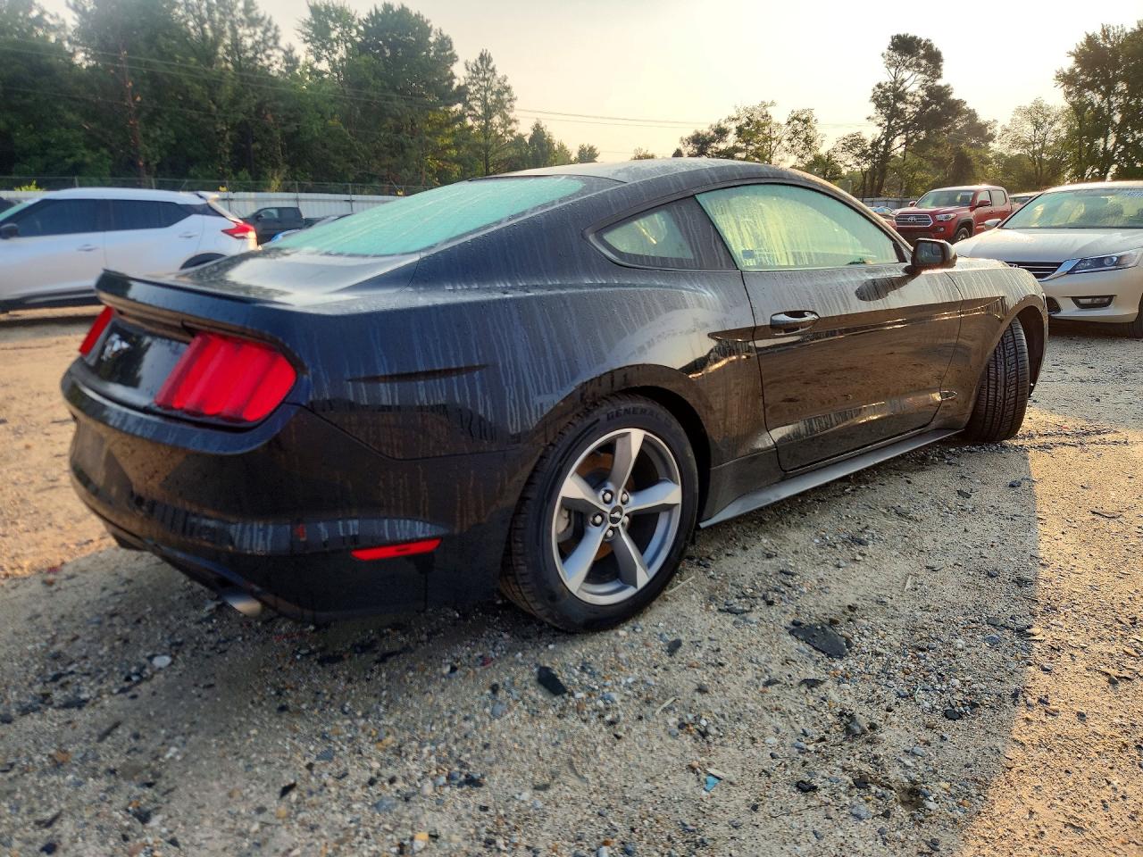 2015 Ford Mustang Black vin: 1FA6P8TH9F5385419
