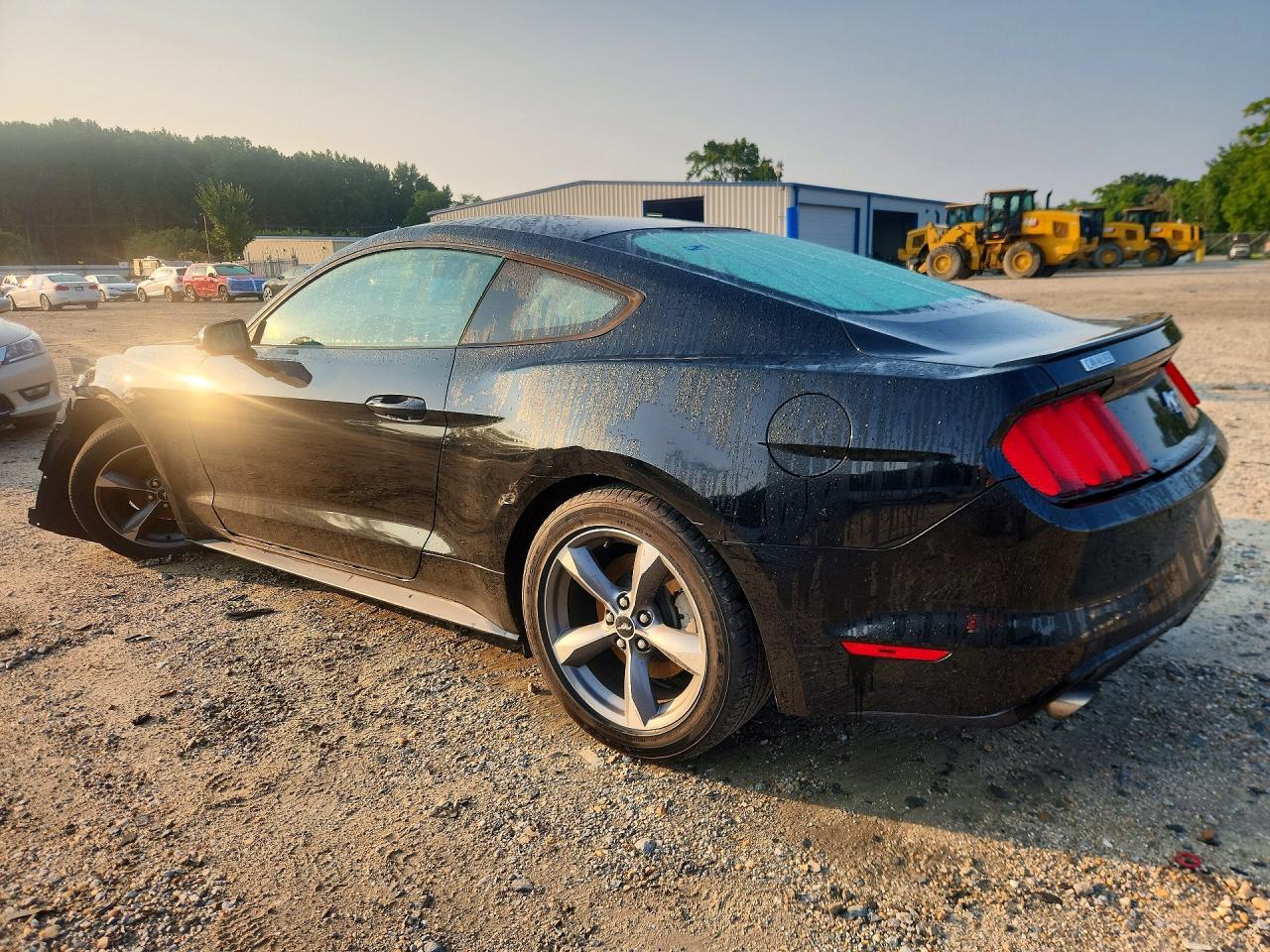 2015 Ford Mustang Black vin: 1FA6P8TH9F5385419
