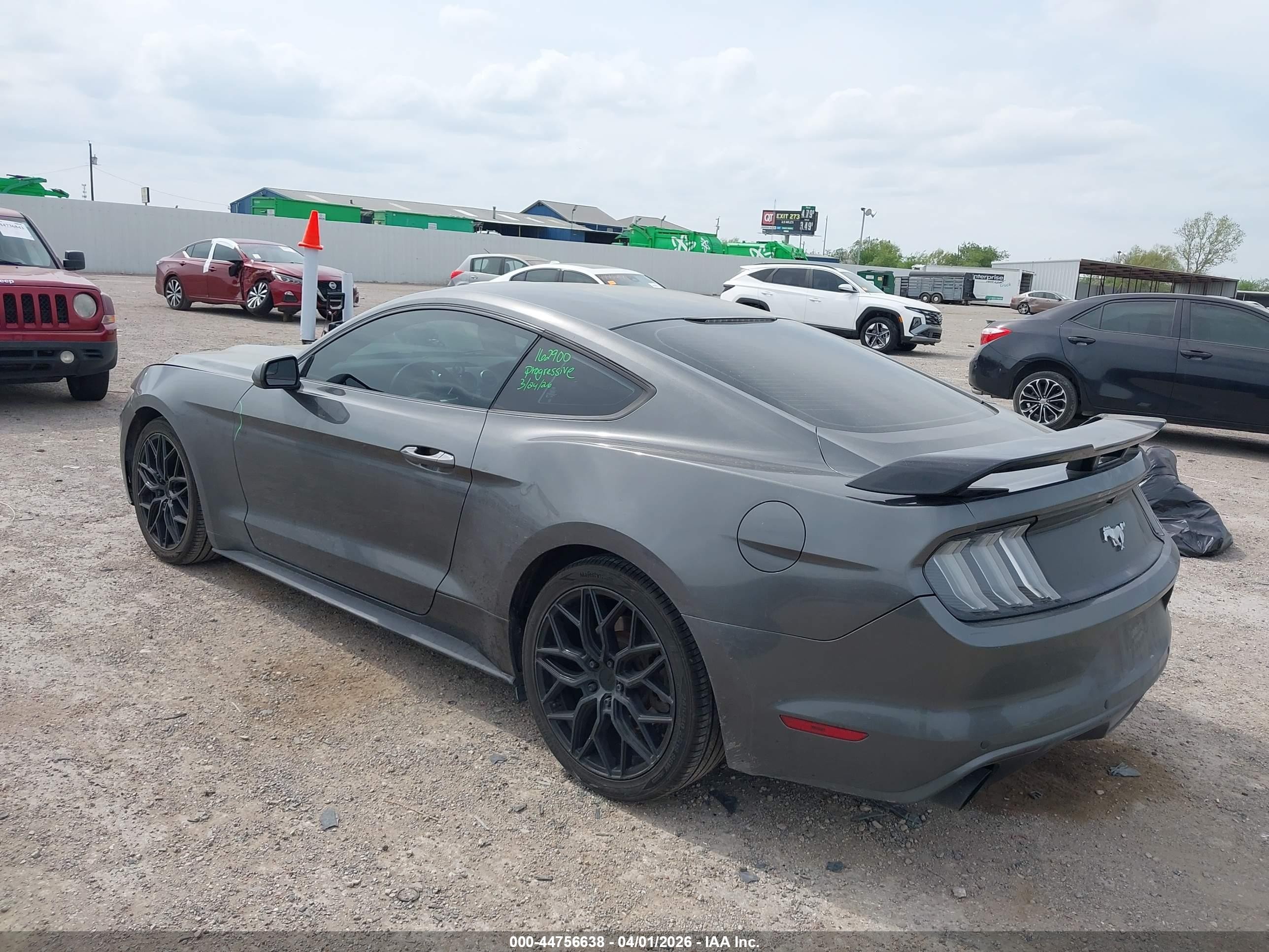 2015 Ford Mustang Ecoboost Gray vin: 1FA6P8TH9F5399918