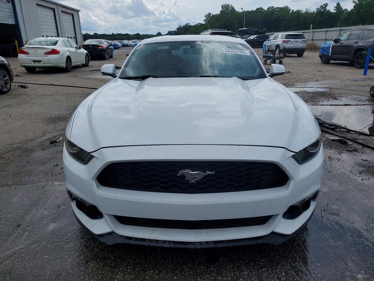 2015 Ford Mustang White vin: 1FA6P8TH9F5400551