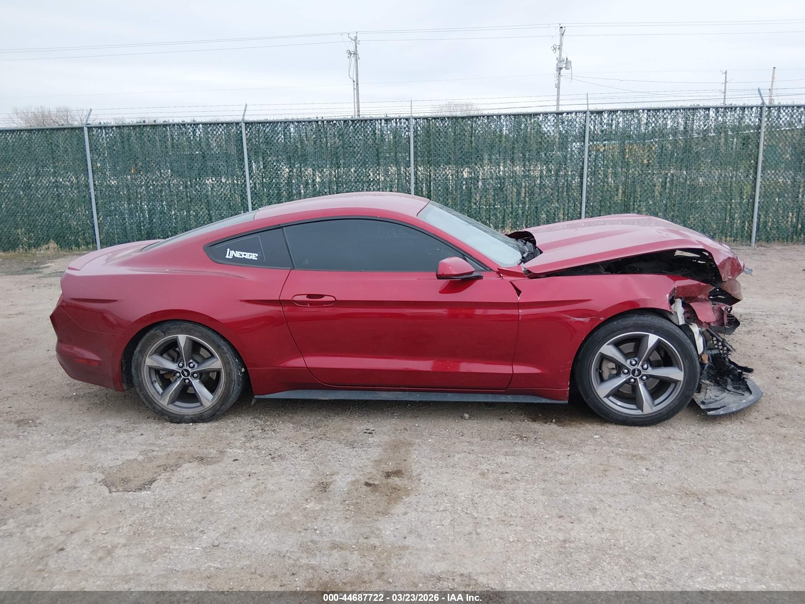 2016 Ford Mustang Ecoboost Maroon vin: 1FA6P8TH9G5211724