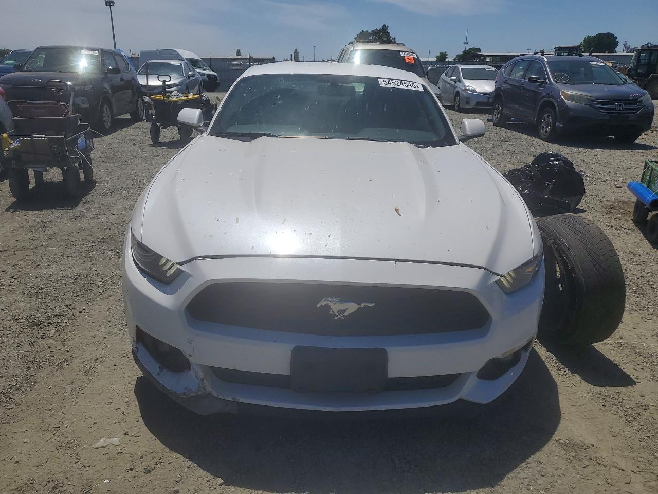 2017 Ford Mustang White vin: 1FA6P8TH9H5257555