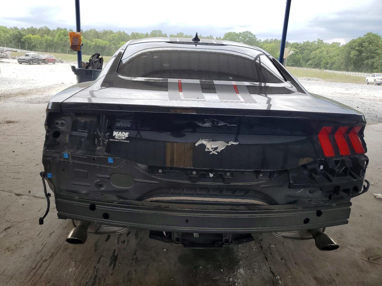 2024 Ford Mustang Black vin: 1FA6P8TH9R5121105