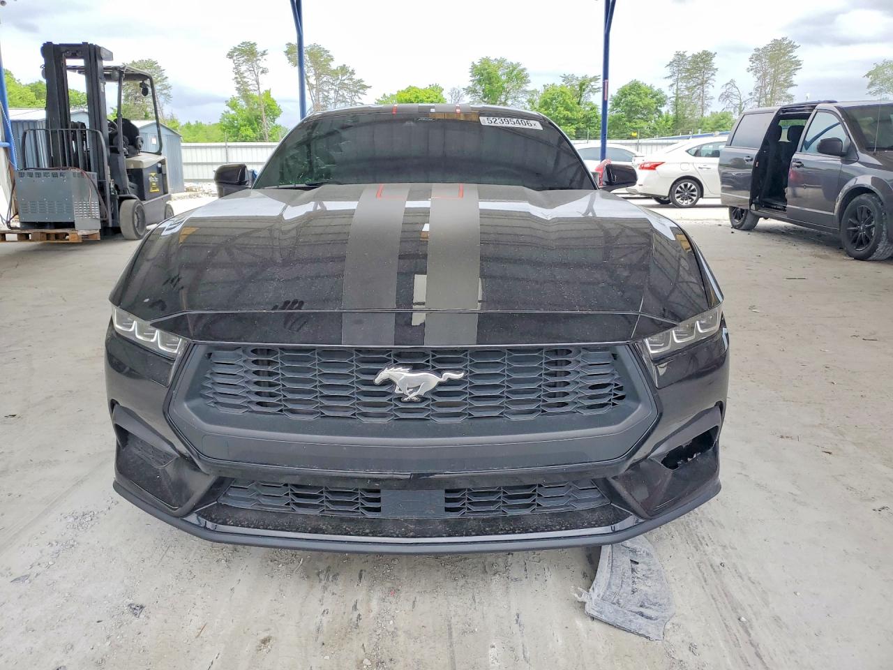 2024 Ford Mustang Black vin: 1FA6P8TH9R5121105
