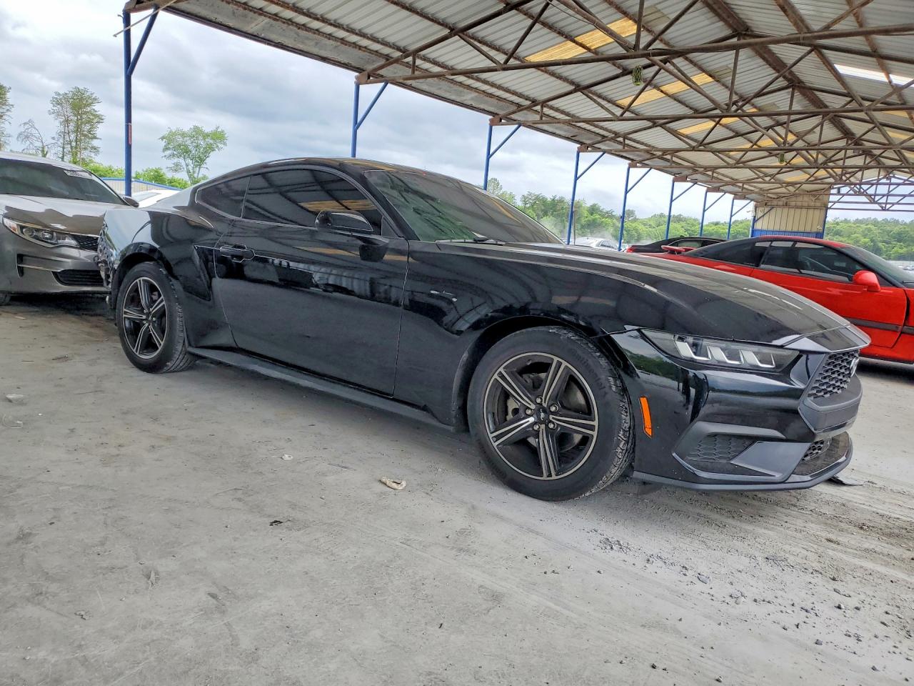2024 Ford Mustang Black vin: 1FA6P8TH9R5121105