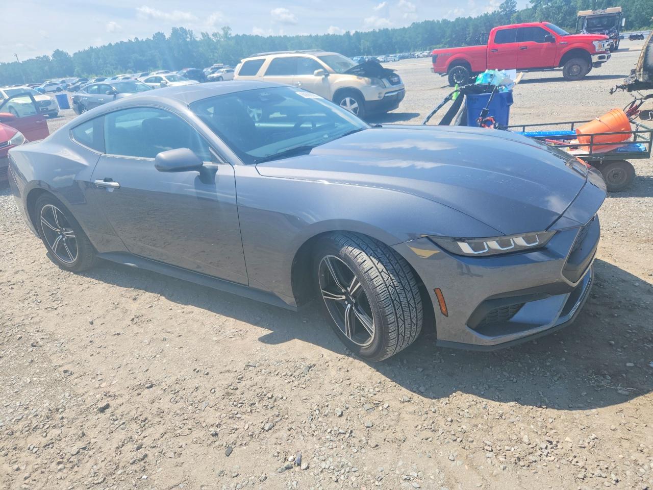 2024 Ford Mustang Gray vin: 1FA6P8TH9R5129348