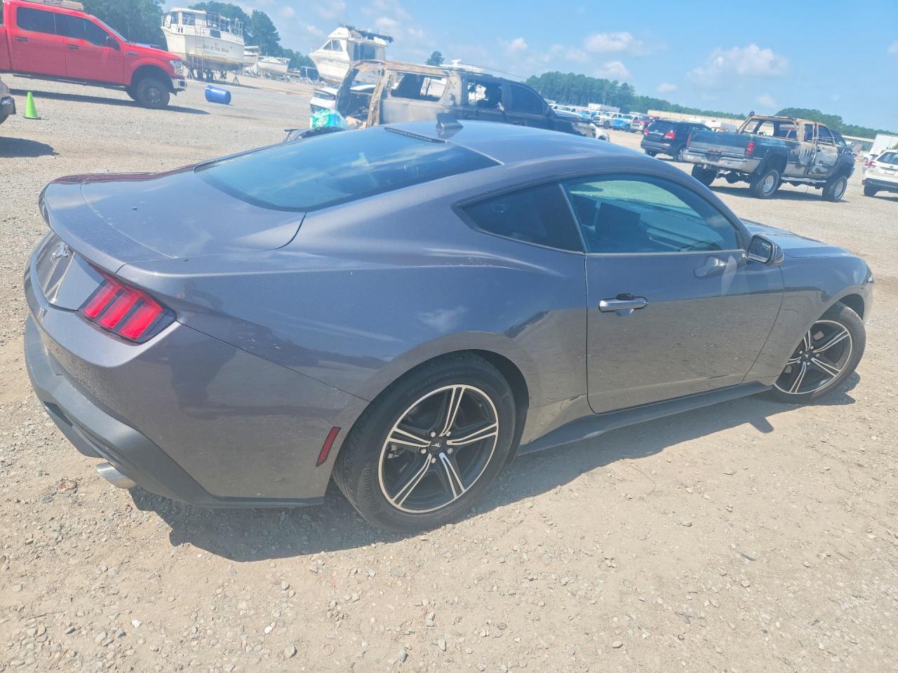 2024 Ford Mustang Gray vin: 1FA6P8TH9R5129348