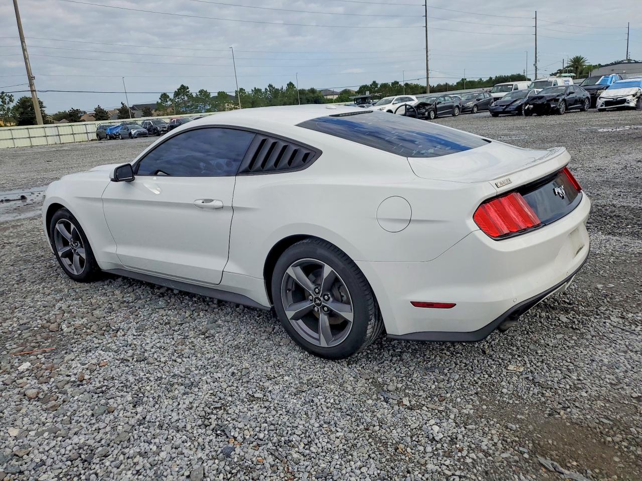 2015 Ford Mustang White vin: 1FA6P8THXF5321485