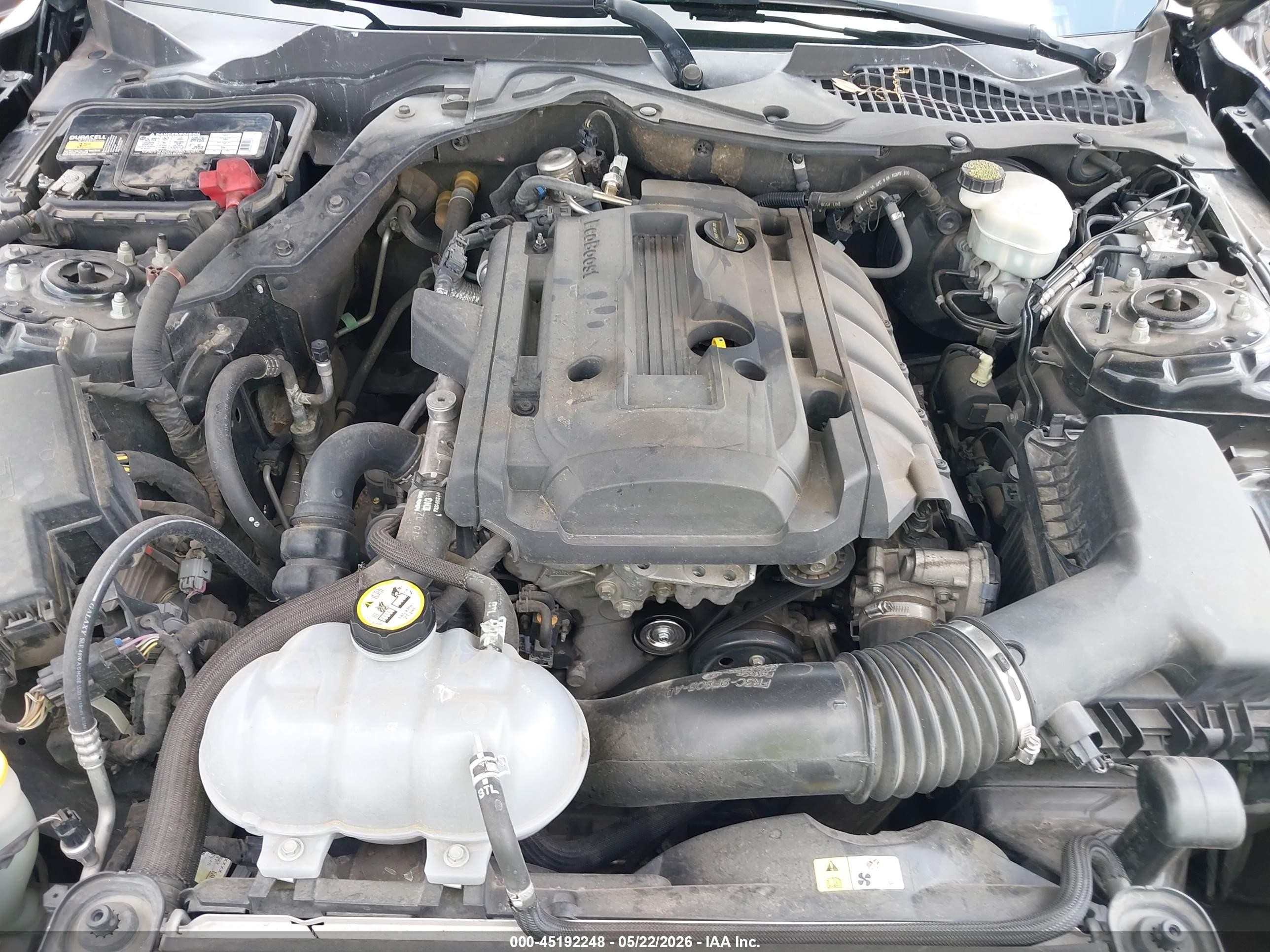 2015 Ford Mustang Ecoboost Black vin: 1FA6P8THXF5342420