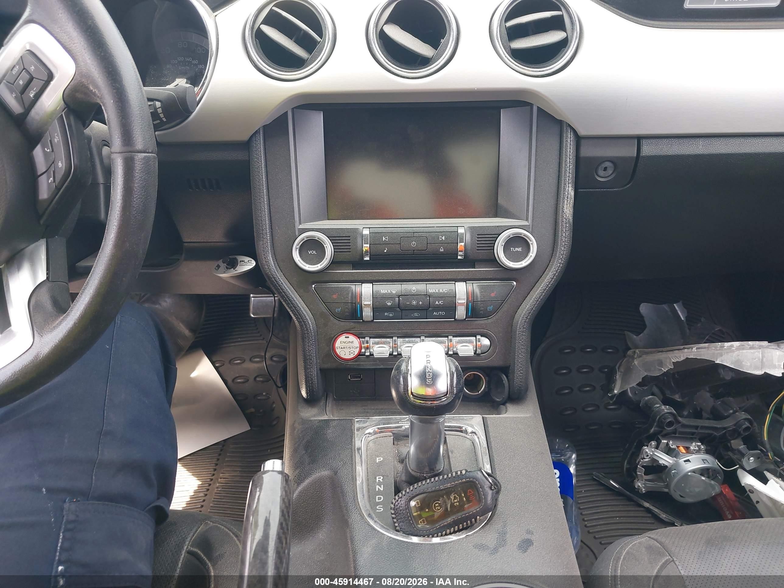 2015 Ford Mustang Ecoboost Серебряный vin: 1FA6P8THXF5343552