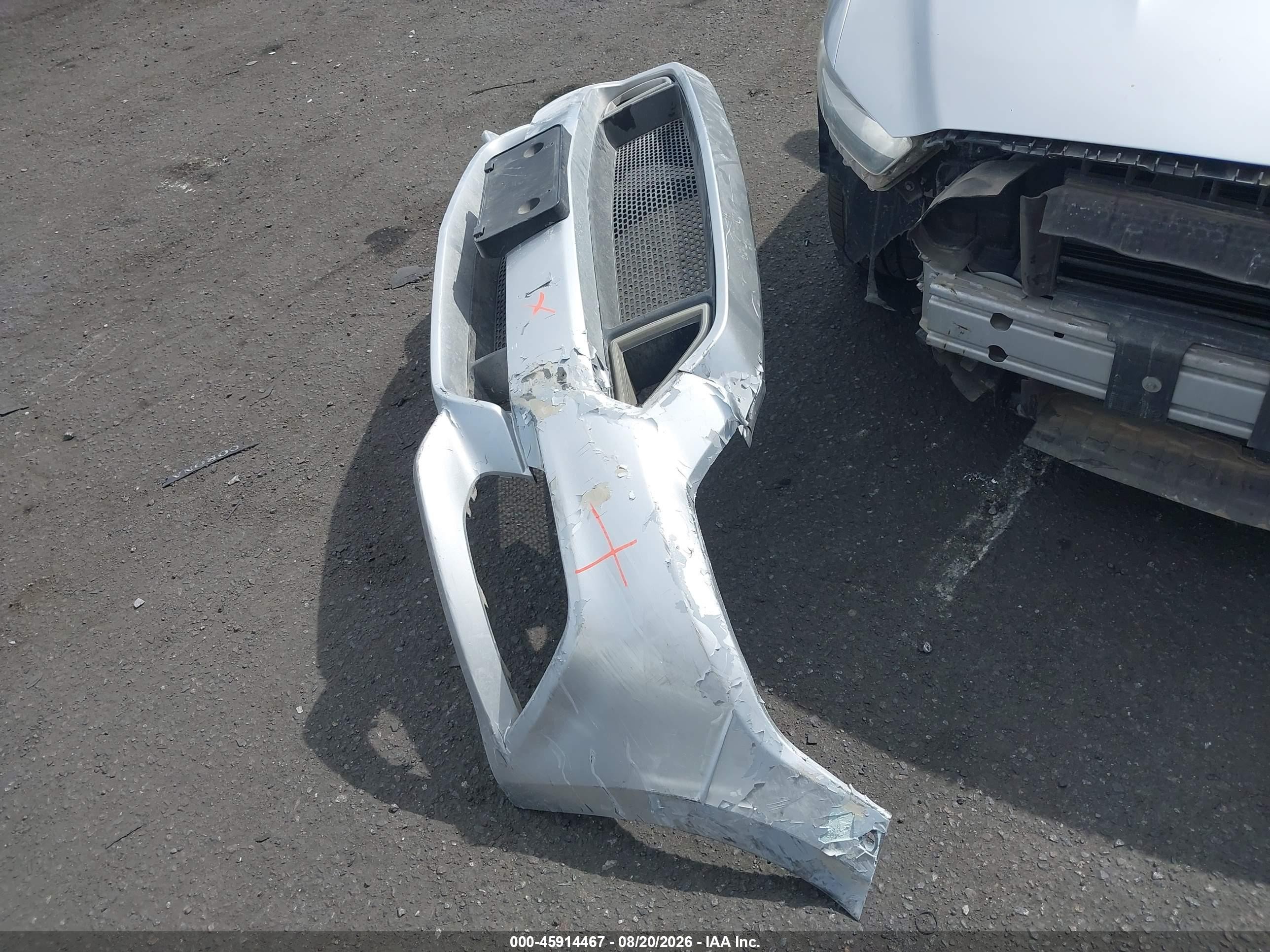 2015 Ford Mustang Ecoboost Серебряный vin: 1FA6P8THXF5343552