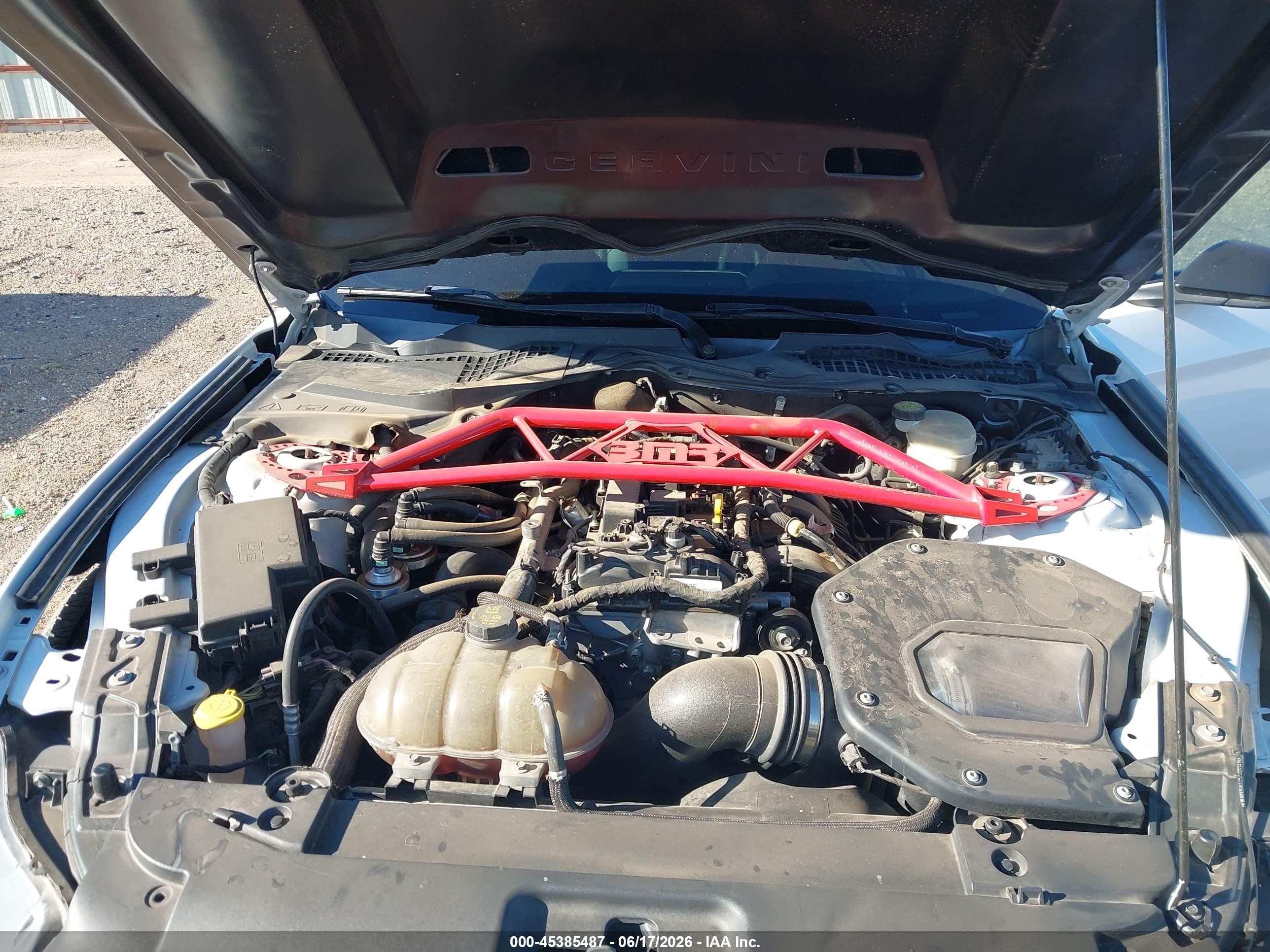2015 Ford Mustang Ecoboost Белый vin: 1FA6P8THXF5359766
