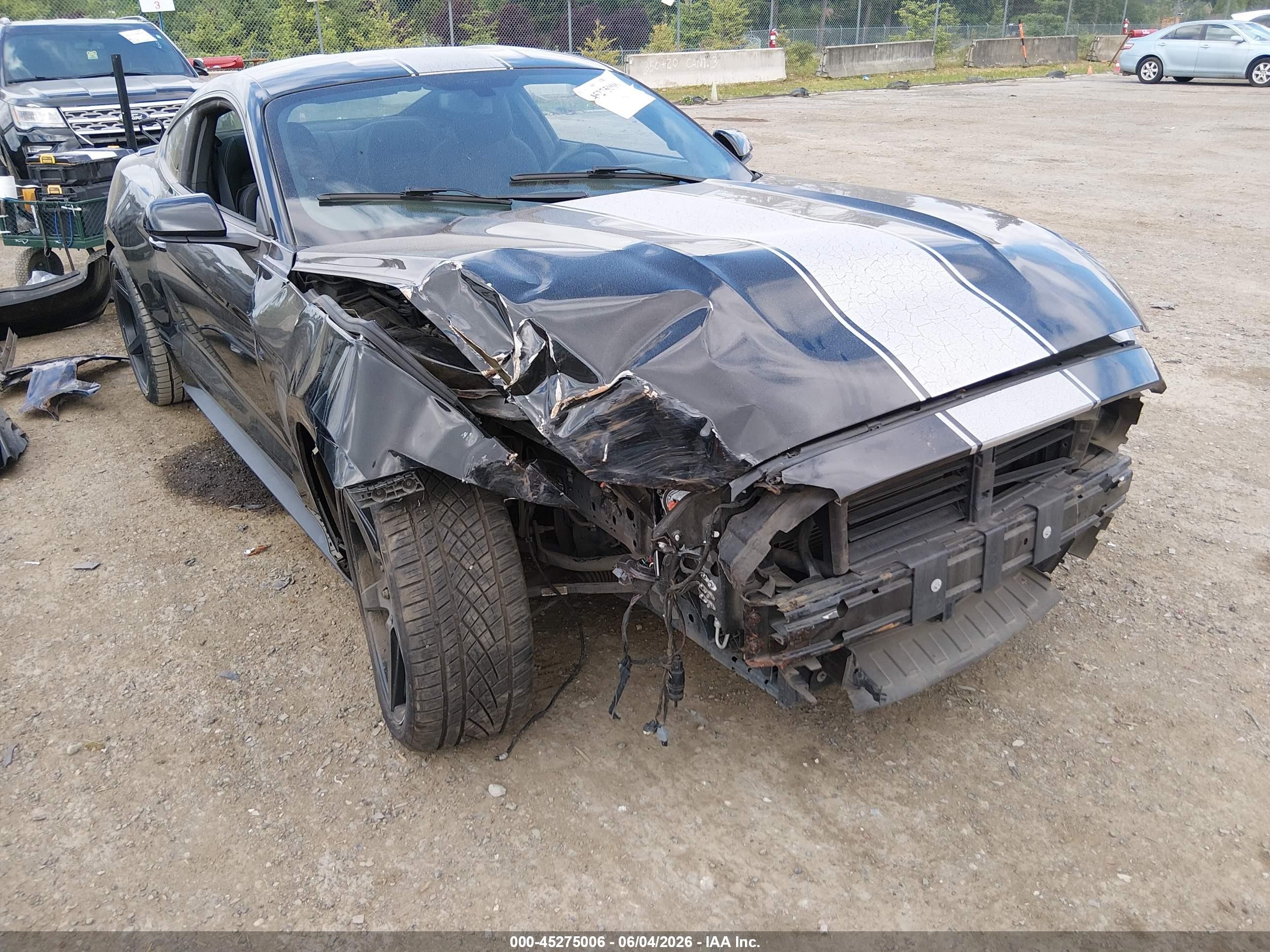 2015 Ford Mustang Ecoboost Black vin: 1FA6P8THXF5388927