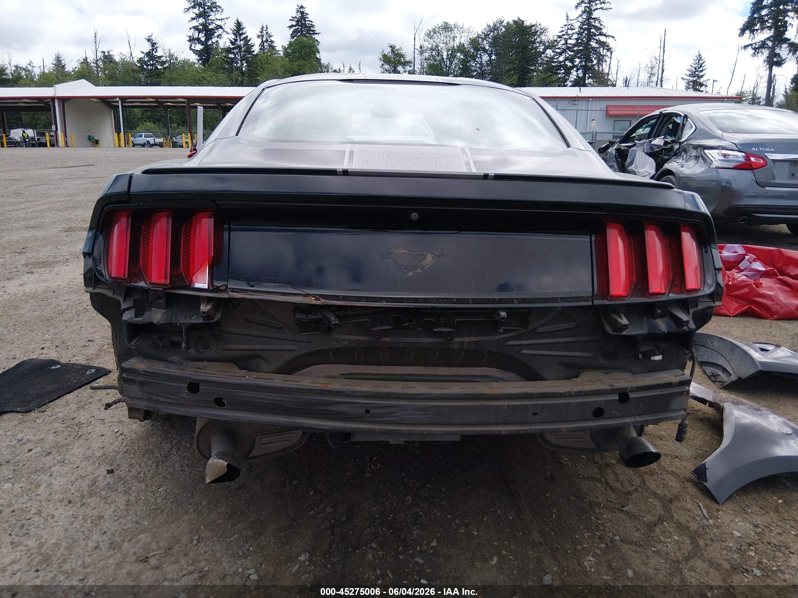 2015 Ford Mustang Ecoboost Black vin: 1FA6P8THXF5388927