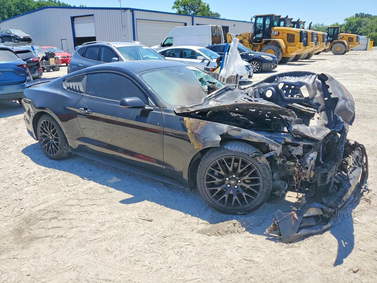 2015 Ford Mustang Black vin: 1FA6P8THXF5390841