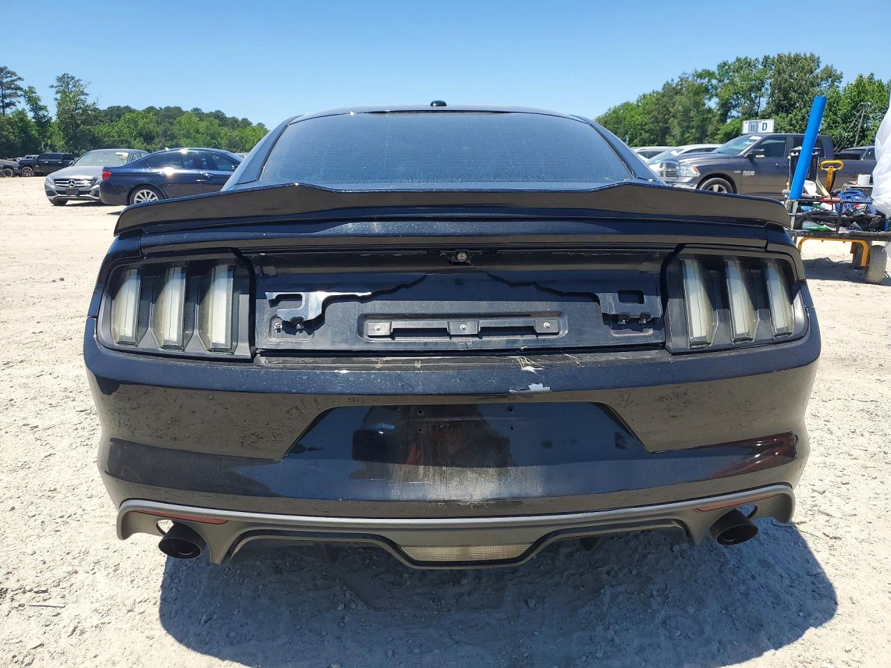 2015 Ford Mustang Black vin: 1FA6P8THXF5390841