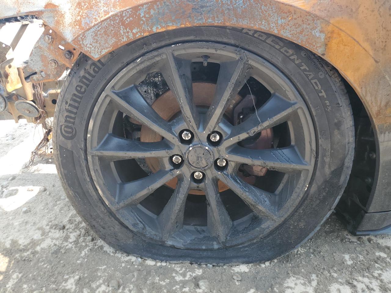 2015 Ford Mustang Burn vin: 1FA6P8THXF5430481 Damage: Left Front Wheel, Curb Rash, > 12 Inches
