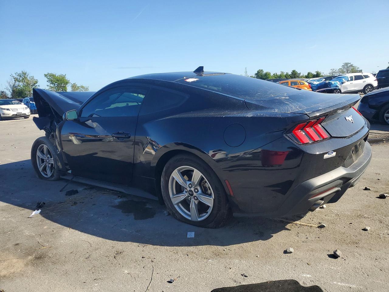 2024 Ford Mustang Черный vin: 1FA6P8THXR5112042