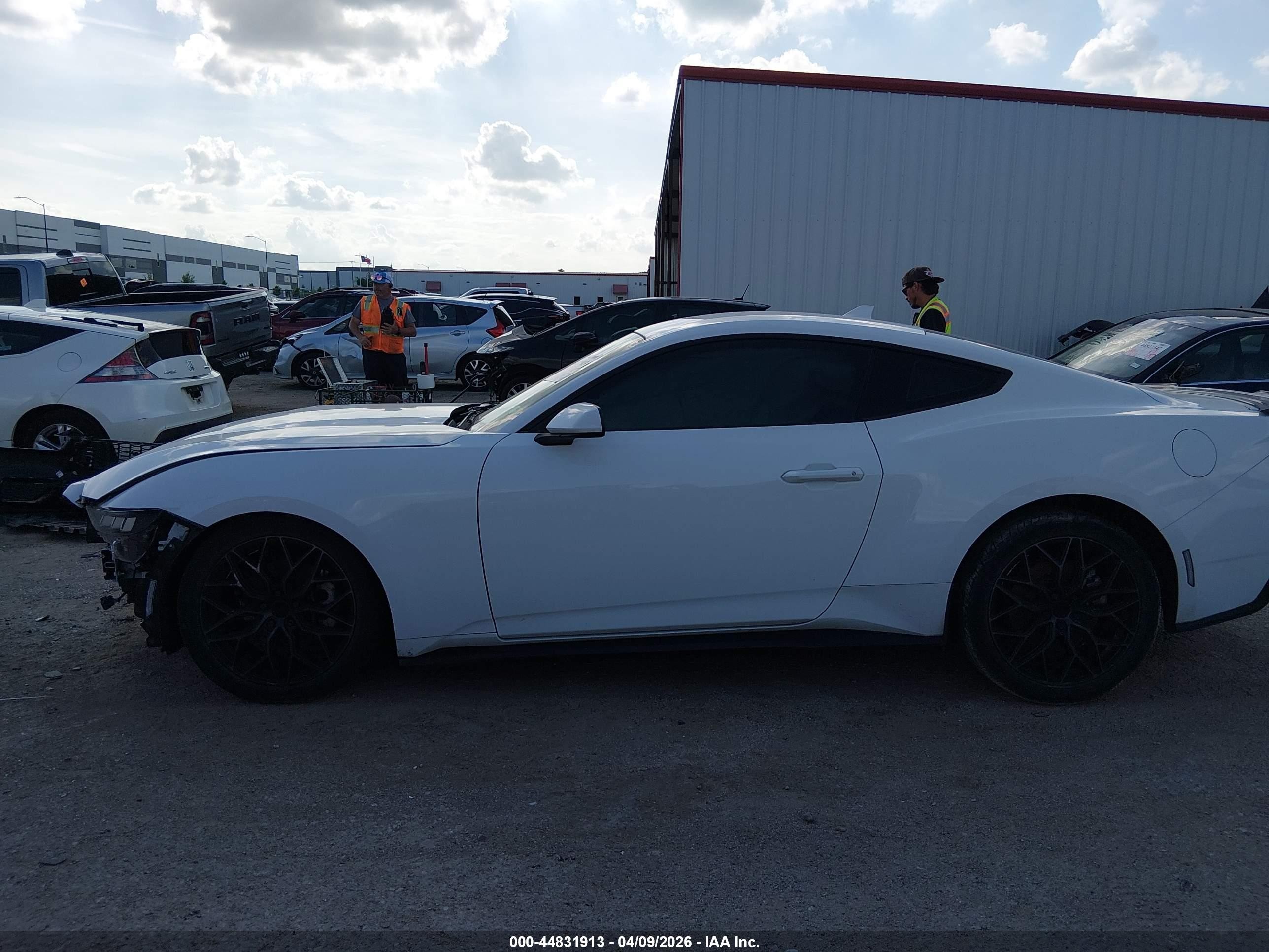 2024 Ford Mustang Ecoboost Fastback White vin: 1FA6P8THXR5127432