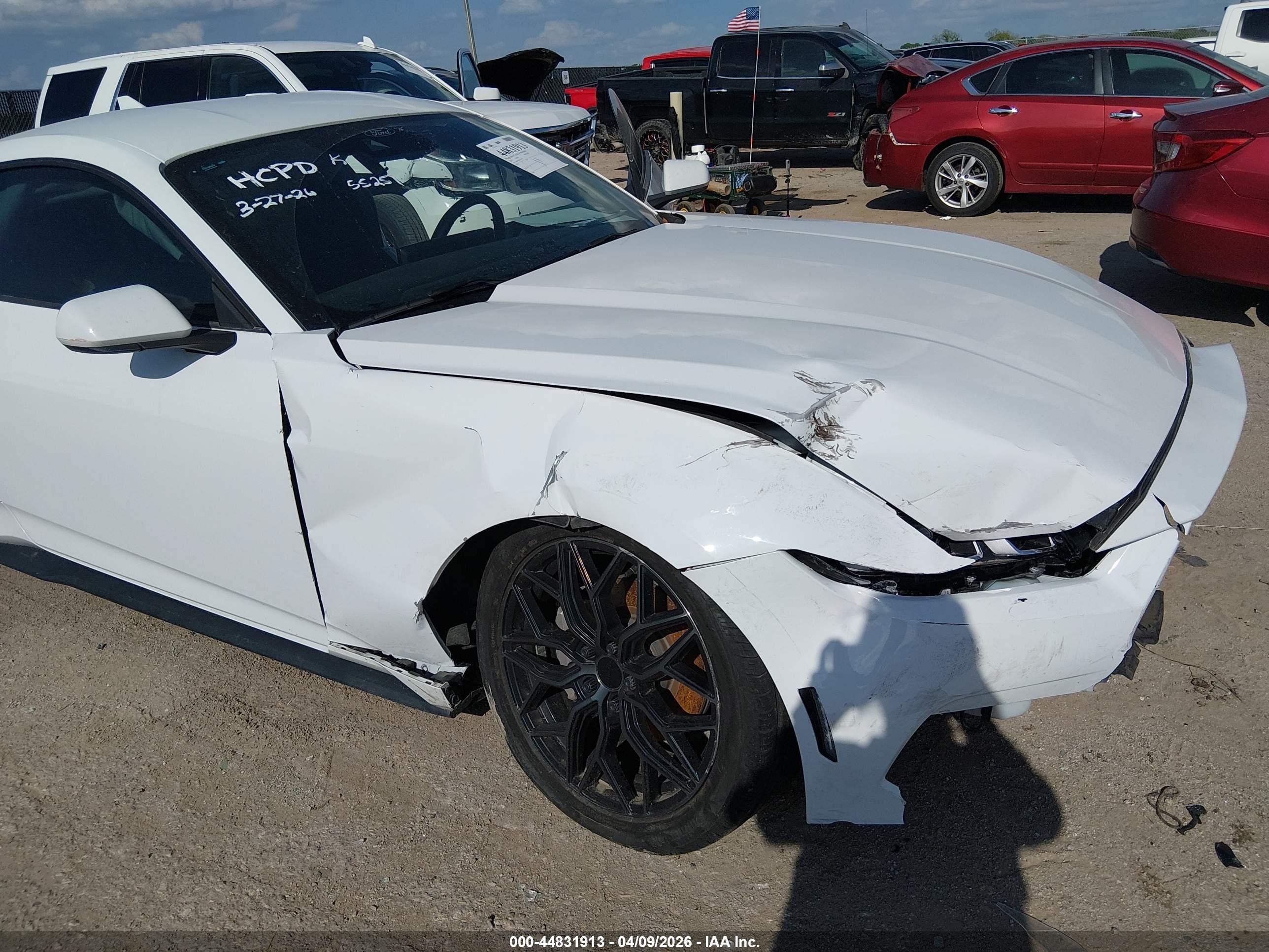 2024 Ford Mustang Ecoboost Fastback White vin: 1FA6P8THXR5127432