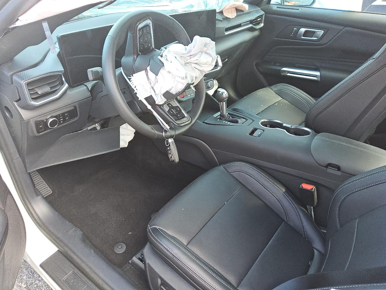 2026 Ford Mustang White vin: 1FA6P8THXT5110086 Damage: Airbag - Front Right, Deployed, Replacement Required