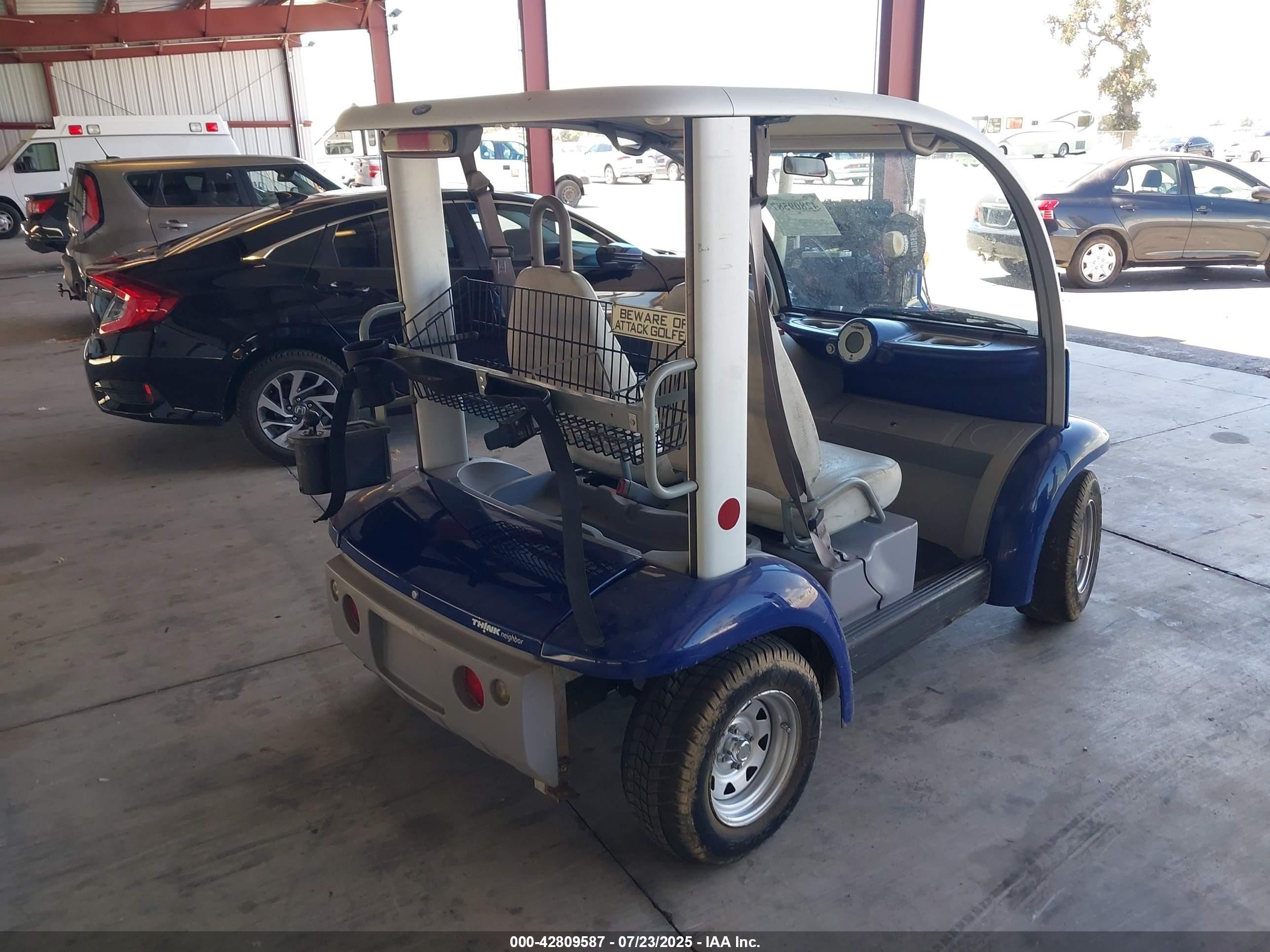 2002 Ford Think Neighbor   Blue vin: 1FABP205320100789